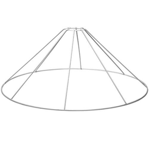 SMITS Lampenschirmgestell, weiß plastifiziert, Ø unten 50cm, h 21cm SMITS Lampenschirmgestell, weiß plastifiziert, Ø unten 50cm, h 21cm von SMITS