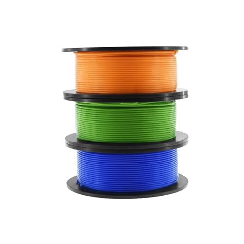 3D-Drucker-Filament, PLA-Filament 1,75 mm 1,0 kg for DIY Artwork FDM-Drucker, der Blu-3 For Ender 3 SP-5 CR10 3D-glattes Material druckt(Color:Orange) von SMJY