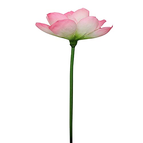 SMLJFO Künstliche Lotuszweige, 76,2 cm, Kunstpflanze, Ornamente, Kunstblumen, Dekoration mit Stab für Tisch, Garten, Hochzeit, Party, Büro, Heimdekoration von SMLJFO