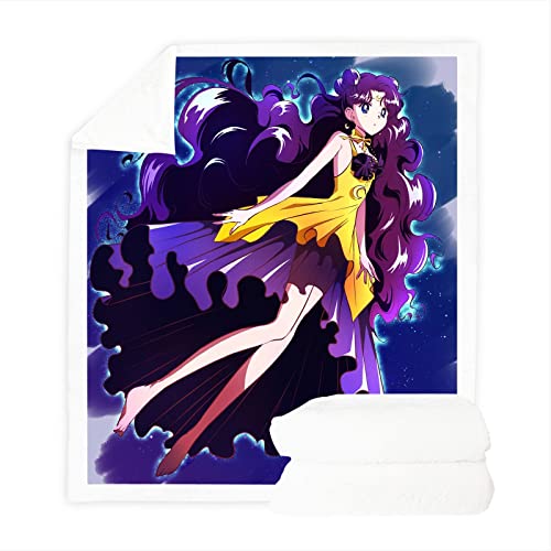 SMNVCKJ Decken Anime Sailor Moon Bett Decke, Cartoon-Decken Sind Weich Warm Hautfreundlich Und Werden In Sofas Und Schlafzimmern Verwendet (11,130 * 150cm) von SMNVCKJ
