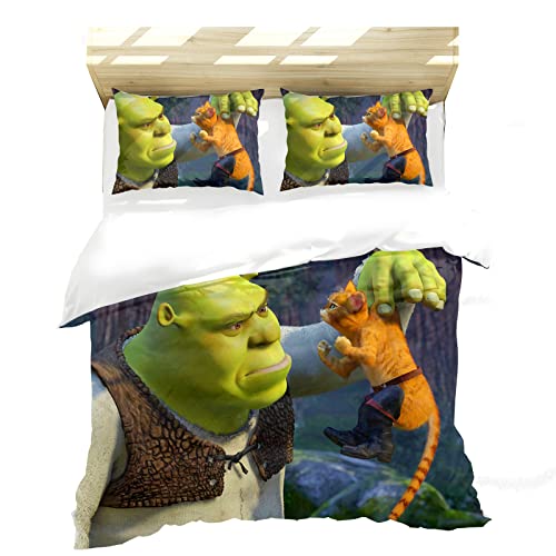 SMNVCKJ Jungen, Teenager Lieblingsfilmmonster Anime 3D-Druck Bettwäsche-Set, Freund, Weichen Und Bequemen Bettbezug Kissenbezug (1,135 * 200) von SMNVCKJ