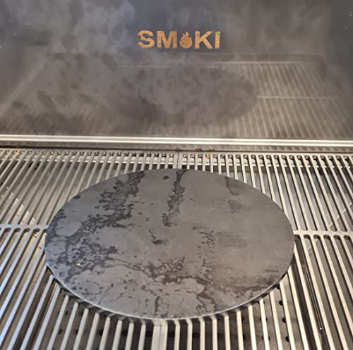 Smoki Räuchertechnik Backstahl/Pizza-Stahl rund (28cm) von SMOKI Räuchertechnik