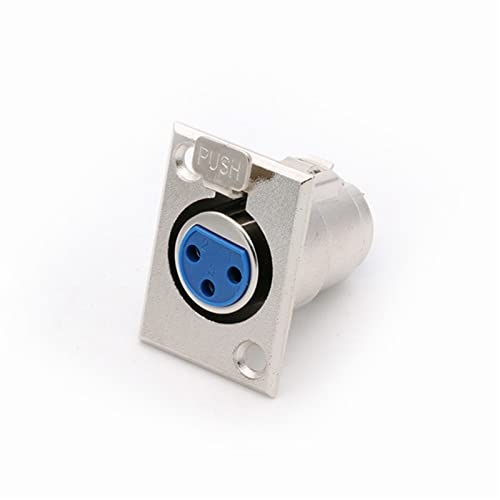 3 PIN Female XLR Panel Mount Chassis Push-Type XLR Jack Socket Connector 10Pcs 3 PIN Female XLR Panel Mount Chassis Push-Type XLR Jack Socket Connector 10Pcs von SMOKT