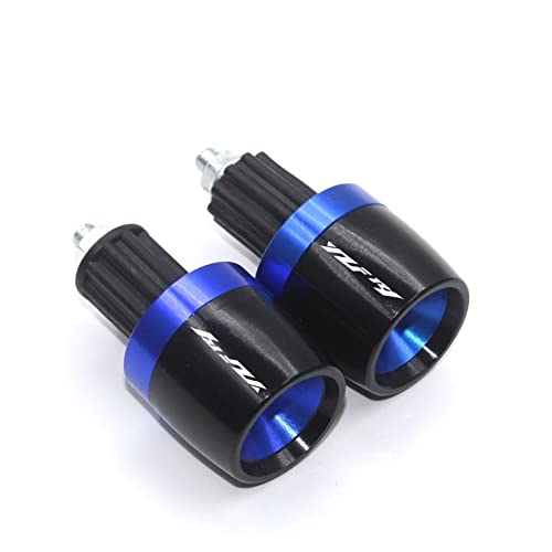 SMOKT Motorrad Lenker endkappe Für Ya-ma-ha R1 YZFR1 YZF-R1 1998-2019 Motorradgriffe Bar End Plugs Griff Lenker Plug End (Color : Blau) von SMOKT