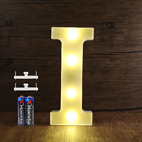 SMOTOT LED Buchstaben Lichter Alphabet Lampe Buchstabe Beleuchtung Lampe Beleuchtete Nachtlichter Dekoration für Geburtstag Weihnachten Hochzeit Party Valentinstag mit 2AA Batterie Spurlose Haken von SMOTOT