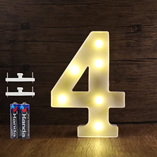 SMOTOT LED Buchstaben Lichter Alphabet Lampe Buchstabe Beleuchtung Lampe Beleuchtete Nachtlichter Dekoration für Geburtstag Weihnachten Hochzeit Party Valentinstag mit 2AA Batterie Spurlose Haken von SMOTOT