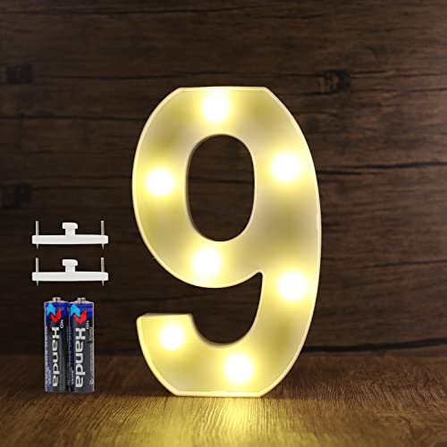 SMOTOT LED Buchstaben Lichter Alphabet Lampe Buchstabe Beleuchtung Lampe Beleuchtete Nachtlichter Dekoration für Geburtstag Weihnachten Hochzeit Party Valentinstag mit 2AA Batterie Spurlose Haken von SMOTOT