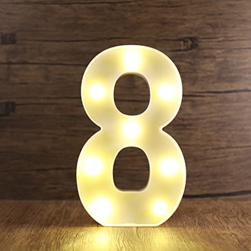 SMOTOT LED Buchstaben Lichter Alphabet Lampe Buchstabe Beleuchtung Lampe Beleuchtete Nachtlichter Dekoration für Geburtstag Weihnachten Hochzeit Party Valentinstag mit 2AA Batterie Spurlose Haken von SMOTOT