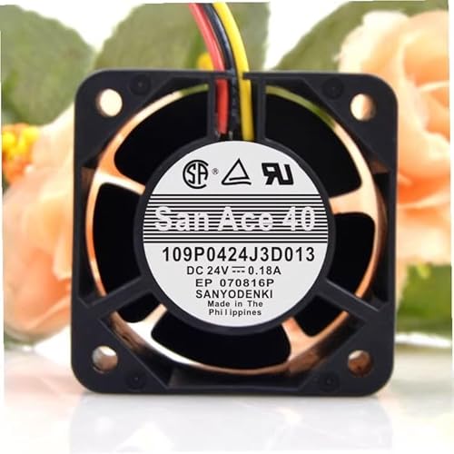 109P0424J3D013 4028 24V 0.18A 4CM ultra quiet 3-wire frequency converter fan von SMPWYFN