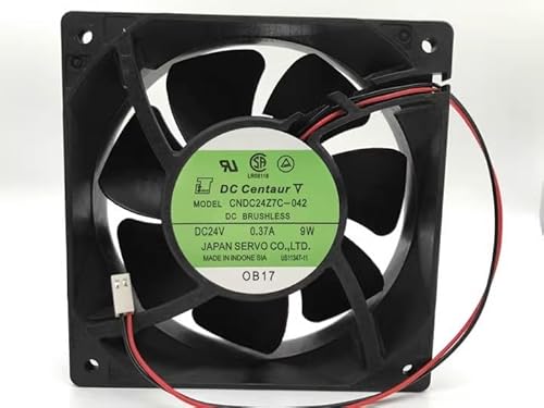 120MM PC cooling fan，CNDC24Z7C-042 DC24V 0.37A 12038 2-wire inverter fan von SMPWYFN