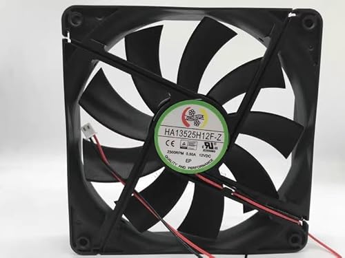 135MM PC fan， HA13525H12F-Z 12V 0.5A 13525 2-wire cooling fan von SMPWYFN