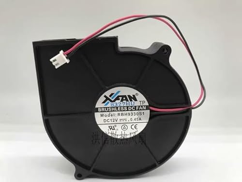 93MM Computer case fan， RBH9330S1 12V 0.45A 2-wire blower 9330 cooling fan von SMPWYFN