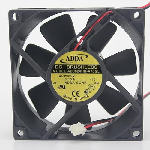 AD0824HB-A70GL 8025 24V 2-wire 2-pin 0.16A 8cm inverter cooling fan von SMPWYFN