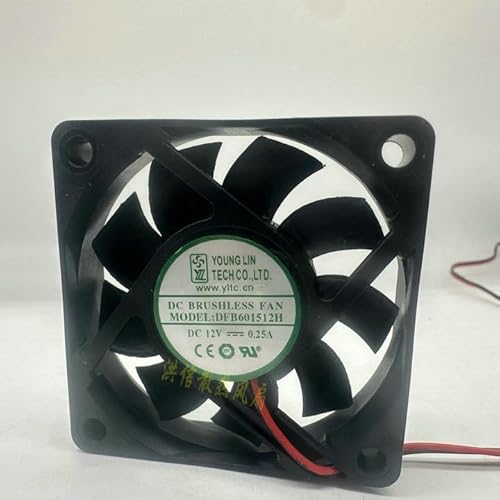 DFB601512H 60mm DC brushless fan - Suitable for cooling electronic devices with dual leads von SMPWYFN