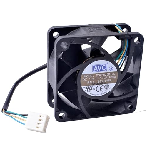DS06025B12U P021 6025 12V 0.7A 4-Wire 4pin Dual Ball Cooling Fan von SMPWYFN