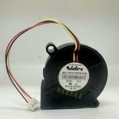 E0515H24B8ASA75 50mm DC Brushless Blower Fan - 24V 0.1A 3 - Lead Ball Bearing Cooling Fan for Compact Electronic Devices E0515H24B8ASA75 50mm DC Brushless Blower Fan - 24V 0.1A 3 - Lead Ball Bearing Cooling Fan for Compact Electronic Devices von SMPWYFN