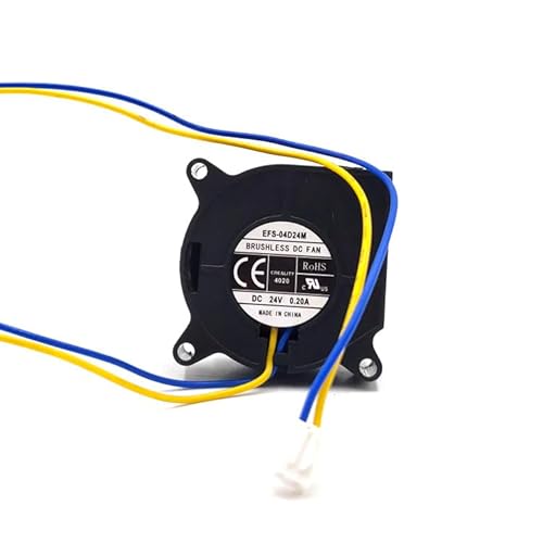 EFS-04D24M 24V 0.20A 4020 4CM 2-wire 2pin Silent Blast Turbine Cooling Fan von SMPWYFN
