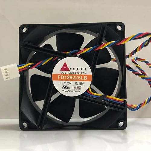 FD129225LB 9225 12V 4-wire 4-pin 0.15A 9CM double ball silent chassis power cooling fan von SMPWYFN