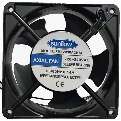 FM12038A2HSL 12CM 220V 0.14A 2line inverter power distribution cabinet welding machinelow power axial fan FM12038A2HSL 12CM 220V 0.14A 2line inverter power distribution cabinet welding machinelow power axial fan von SMPWYFN
