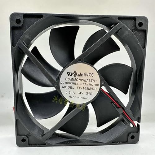 FP - 108M/DC 120mm DC Brushless Fan - 24V 0.24A Double - Lead Ball Bearing Cooling Fan for Computer Components FP - 108M/DC 120mm DC Brushless Fan - 24V 0.24A Double - Lead Ball Bearing Cooling Fan for Computer Components von SMPWYFN
