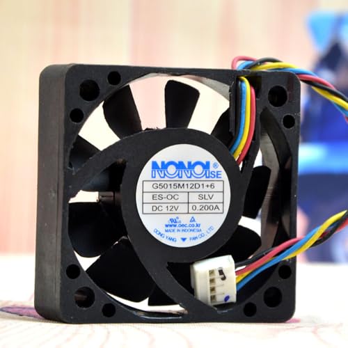 G5015M12D1+6 5cm 5015 12V 0.200A 4-wire 4-pin Automotive Audio PWM Speed Control Fan von SMPWYFN