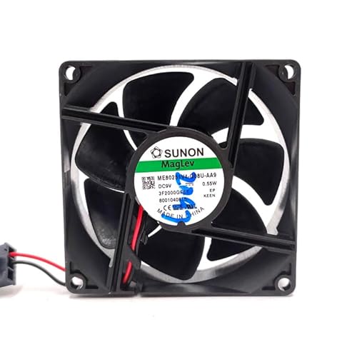 ME80251V4-Q08U-AA9 8025 9V 0.55W 2-wire 3pin silent frequency converter graphics card cooling fan 8CM von SMPWYFN