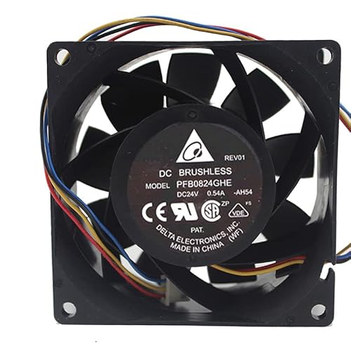 PFB0824GHE 24V 0.54A 8CM 8038 industrial computer double ball inverter fan von SMPWYFN