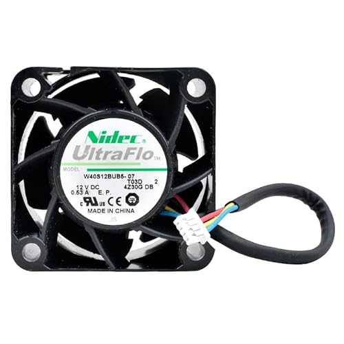 W40S12BUB5-07 4028 12V 4-wire 4-pin 0.53A High Air Volume Double Ball Fan von SMPWYFN