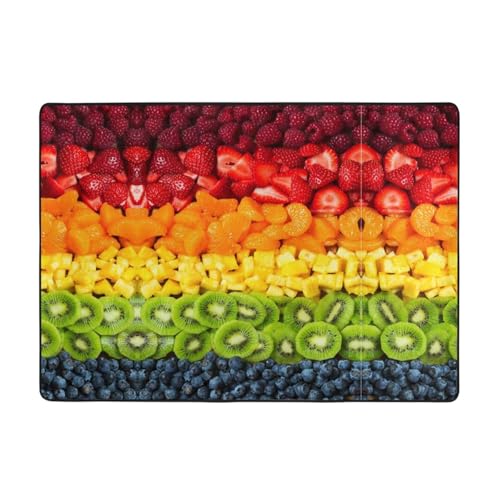 Moderner Teppich für den Innenbereich, Regenbogen-Teppiche für Schlafzimmer, Wohnzimmer, extra weich und bequem, perfekt für Hartholzböden, 203 x 147 cm Moderner Teppich für den Innenbereich, Regenbogen-Teppiche für Schlafzimmer, Wohnzimmer, extra weich und bequem, perfekt für Hartholzböden, 203 x 147 cm von SMSJTMWHN