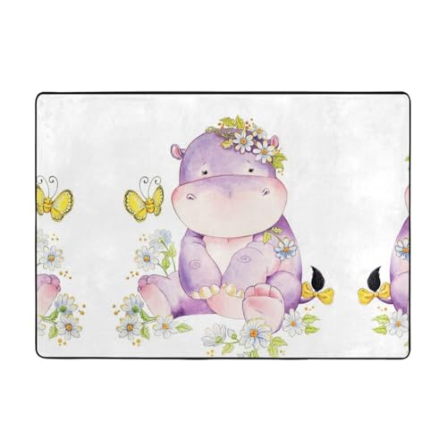 Moderner Teppich für den Innenbereich, Schmetterlingsteppiche für Schlafzimmer, Wohnzimmer, extra weich und bequem, perfekt für Hartholzböden, 203 x 147 cm Moderner Teppich für den Innenbereich, Schmetterlingsteppiche für Schlafzimmer, Wohnzimmer, extra weich und bequem, perfekt für Hartholzböden, 203 x 147 cm von SMSJTMWHN