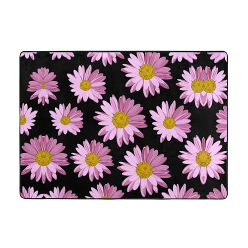 Moderner Teppich für den Innenbereich, gepunktet, rosa Blumenteppiche für Schlafzimmer, Wohnzimmer, extra weich und bequem, perfekt für Hartholzböden, 203 x 147 cm Moderner Teppich für den Innenbereich, gepunktet, rosa Blumenteppiche für Schlafzimmer, Wohnzimmer, extra weich und bequem, perfekt für Hartholzböden, 203 x 147 cm von SMSJTMWHN