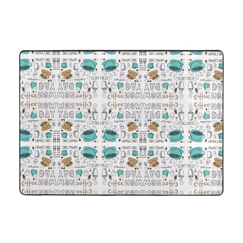 Moderner Teppich für den Innenbereich, köstliche Kaffeeteppiche für Schlafzimmer, Wohnzimmer, extra weich und bequem, perfekt für Hartholzböden, 203 x 147 cm Moderner Teppich für den Innenbereich, köstliche Kaffeeteppiche für Schlafzimmer, Wohnzimmer, extra weich und bequem, perfekt für Hartholzböden, 203 x 147 cm von SMSJTMWHN