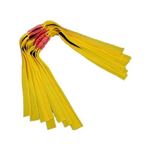 15 Pcs Schleuder Ersatzgummibänder 0.55mm Dick Slingshot Flat Bands Zugbänder Rubber Band Jagd Katapulte Gummibänder Steinschleuder Gummi Sportschleuder Gummilatex Katapultbänder für Shooting von SMTCM