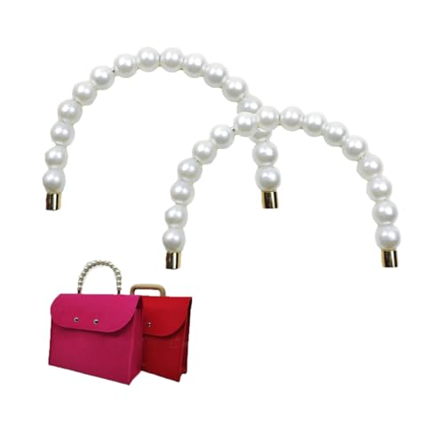 2 Stück Taschengriff Perlen 13cm Taschenhenkel Metall mit Weiße Perle Tragegriff Handtaschengriffe Trageriemen Kurzen Schulterriemen Perlen Taschenkette Ersatzgriff für Geschenk Beutel Boxen 2 Stück Taschengriff Perlen 13cm Taschenhenkel Metall mit Weiße Perle Tragegriff Handtaschengriffe Trageriemen Kurzen Schulterriemen Perlen Taschenkette Ersatzgriff für Geschenk Beutel Boxen von SMTCM