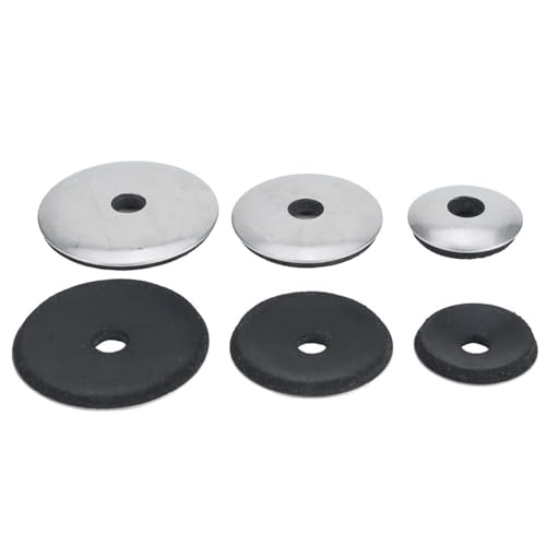 50 Stück Unterlegscheiben mit Dichtung 8 * 19mm Edelstahl EPDM Gummi Schraubdichtung Beilagscheiben geklebten Dichtscheiben Neopren Dichtung Karosseriescheiben Scheiben für Schrauben Muttern von SMTCM