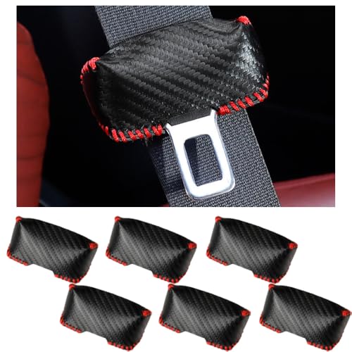 6 Stück Auto Sicherheitsgurt Schnalle Clip Schutz Universal Gurtschnalle Schutzhülle Innenknöpfe Kratzfeste Abdeckung Anti Scratch Gurtschnallenschutz Leder Gurtpolster Auto Styling Zubehör 6 Stück Auto Sicherheitsgurt Schnalle Clip Schutz Universal Gurtschnalle Schutzhülle Innenknöpfe Kratzfeste Abdeckung Anti Scratch Gurtschnallenschutz Leder Gurtpolster Auto Styling Zubehör von SMTCM