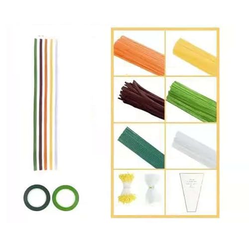 Pfeifenreiniger Blumen 1 Set Pfeifenreiniger Zum Basteln Pfeifenreiniger Chenilledraht Biegeplüsch Pipe Cleaners Pfeifenputzer zum Basteln DIY Twist Stick für Blumenstrauß Dekorationen Pfeifenreiniger Blumen 1 Set Pfeifenreiniger Zum Basteln Pfeifenreiniger Chenilledraht Biegeplüsch Pipe Cleaners Pfeifenputzer zum Basteln DIY Twist Stick für Blumenstrauß Dekorationen von SMTCM