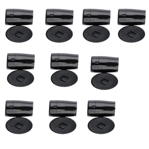 SMTCM 10 Paar Absatzschoner langlebige stille Fersenkappe 5 Größen rutschfeste Stöckelstulpen Fersenschutz Schoner Abdeckungen High Heels Reparatur für den täglichen Gebrauch formelle Anlässe von SMTCM