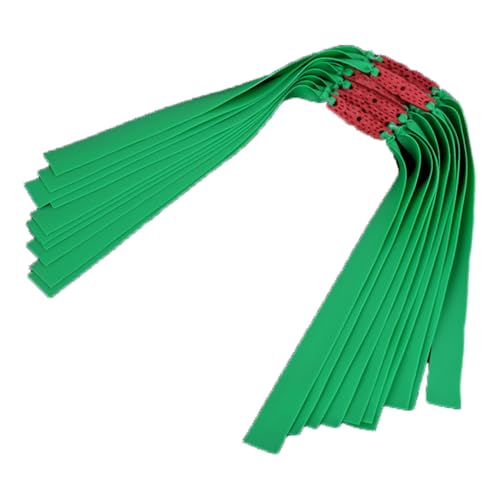 15 Pcs Schleuder Ersatzgummibänder 0.6mm Dick Slingshot Flat Bands Zugbänder Rubber Band Jagd Katapulte Gummibänder Steinschleuder Gummi Sportschleuder Gummilatex Katapultbänder für Shooting von SMTCM