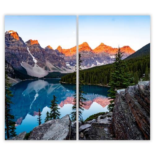 SMTDeco Herdabdeckplatte Ceranfeld Abdeckplatte Herdabdeckung Herdplatten Abdeckungen Induktionskochfeld 2 x 30x52 cm 2-tlg. Berge See Blau SMTDeco Herdabdeckplatte Ceranfeld Abdeckplatte Herdabdeckung Herdplatten Abdeckungen Induktionskochfeld 2 x 30x52 cm 2-tlg. Berge See Blau von SMTDeco