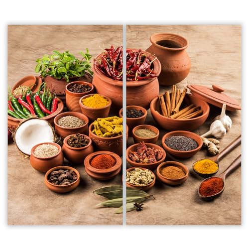 SMTDeco Herdabdeckplatte Ceranfeld Abdeckplatte Herdabdeckung Herdplatten Abdeckungen Induktionskochfeld 2 x 30x52 cm 2-tlg. Tongeschirr Gewürze Orange SMTDeco Herdabdeckplatte Ceranfeld Abdeckplatte Herdabdeckung Herdplatten Abdeckungen Induktionskochfeld 2 x 30x52 cm 2-tlg. Tongeschirr Gewürze Orange von SMTDeco