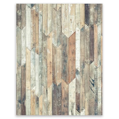 SMTDeco Herdabdeckplatte Ceranfeld Abdeckplatte Herdabdeckung Herdplatten Abdeckungen Induktionskochfeld 30x40 cm 1-tlg. Holz Mosaik Braun von SMTDeco