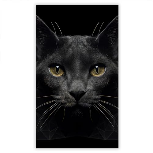 SMTDeco Herdabdeckplatte 30×52 cm – Mehr Arbeitsfläche, Spritzschutz & Schneidebrett – ESG Glas, kratzfest – für Induktion/Ceranfeld – 1-teilig, Motiv Katze Schwarz SMTDeco Herdabdeckplatte 30×52 cm – Mehr Arbeitsfläche, Spritzschutz & Schneidebrett – ESG Glas, kratzfest – für Induktion/Ceranfeld – 1-teilig, Motiv Katze Schwarz von SMTDeco