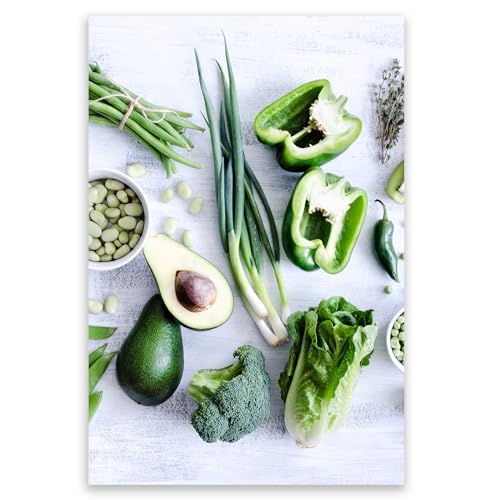 SMTDeco Herdabdeckplatte 35×52 cm – ESG gehärtetes Glas, kratzfest & rutschfest – Spritzschutz & Schneidebrett – für Induktion/Ceranfeld – 1-teilig, Motiv Frucht Gemüse Grün SMTDeco Herdabdeckplatte 35×52 cm – ESG gehärtetes Glas, kratzfest & rutschfest – Spritzschutz & Schneidebrett – für Induktion/Ceranfeld – 1-teilig, Motiv Frucht Gemüse Grün von SMTDeco