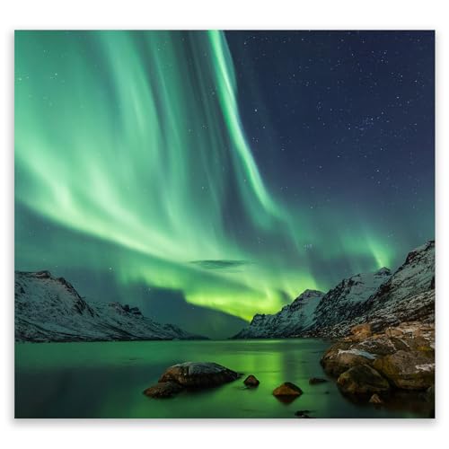 SMTDeco Herdabdeckplatte 50×52 cm – Mehr Arbeitsfläche, Spritzschutz & Schneidebrett – ESG Glas, kratzfest – für Induktion/Ceranfeld – 1-teilig, Motiv Nordlichter Grün SMTDeco Herdabdeckplatte 50×52 cm – Mehr Arbeitsfläche, Spritzschutz & Schneidebrett – ESG Glas, kratzfest – für Induktion/Ceranfeld – 1-teilig, Motiv Nordlichter Grün von SMTDeco