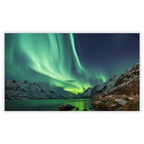 SMTDeco Herdabdeckplatte 52×30 cm – Mehr Arbeitsfläche, Spritzschutz & Schneidebrett – ESG Glas, kratzfest – für Induktion/Ceranfeld – 1-teilig, Motiv Nordlichter Grün SMTDeco Herdabdeckplatte 52×30 cm – Mehr Arbeitsfläche, Spritzschutz & Schneidebrett – ESG Glas, kratzfest – für Induktion/Ceranfeld – 1-teilig, Motiv Nordlichter Grün von SMTDeco