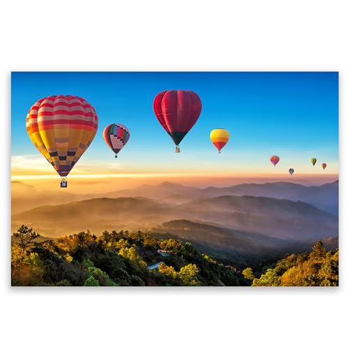 SMTDeco Herdabdeckplatte 80×52 cm – Mehr Arbeitsfläche, Spritzschutz & Schneidebrett – ESG Glas, kratzfest – für Induktion/Ceranfeld – 1-teilig, Motiv Ballonflug Landschaft Orange SMTDeco Herdabdeckplatte 80×52 cm – Mehr Arbeitsfläche, Spritzschutz & Schneidebrett – ESG Glas, kratzfest – für Induktion/Ceranfeld – 1-teilig, Motiv Ballonflug Landschaft Orange von SMTDeco