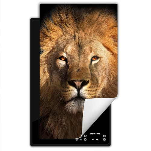 SMTDeco herdabdeckplatte Induktionsmatte herdabdeckung ceranfeld abdeckplatten für ceranfelder induktionskochfeld schutzmatte 30x52 cm Löwe Orange SMTDeco herdabdeckplatte Induktionsmatte herdabdeckung ceranfeld abdeckplatten für ceranfelder induktionskochfeld schutzmatte 30x52 cm Löwe Orange von SMTDeco