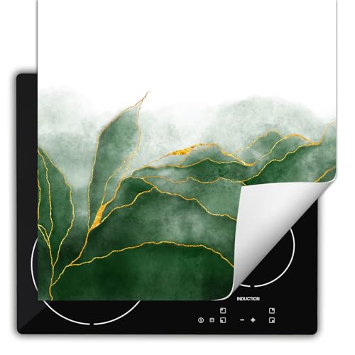 SMTDeco herdabdeckplatte Induktionsmatte herdabdeckung ceranfeld abdeckplatten für ceranfelder induktionskochfeld schutzmatte 60x52 cm Abstrakte Grün SMTDeco herdabdeckplatte Induktionsmatte herdabdeckung ceranfeld abdeckplatten für ceranfelder induktionskochfeld schutzmatte 60x52 cm Abstrakte Grün von SMTDeco