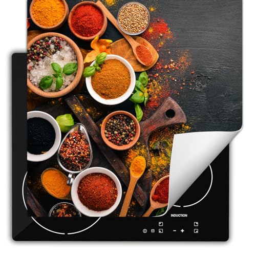 SMTDeco herdabdeckplatte Induktionsmatte herdabdeckung ceranfeld abdeckplatten für ceranfelder induktionskochfeld schutzmatte 60x52 cm Schüssel Gewürze Orange SMTDeco herdabdeckplatte Induktionsmatte herdabdeckung ceranfeld abdeckplatten für ceranfelder induktionskochfeld schutzmatte 60x52 cm Schüssel Gewürze Orange von SMTDeco